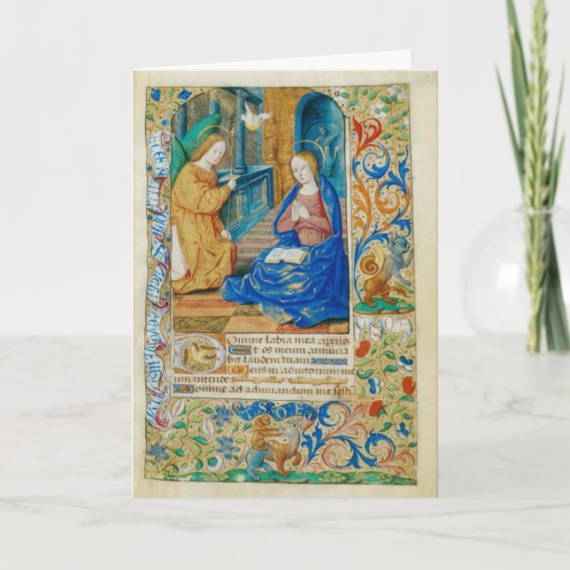Cartes Pour Fêtes Annuelles Ange et Mary (Devant)