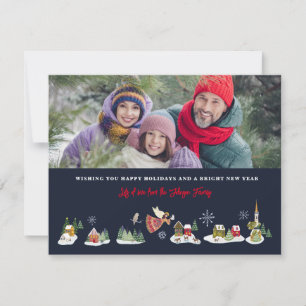 Cartes Pour Fêtes Annuelles Ange Paix sur Terre Photo Noël 1 Photo