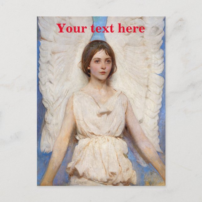 Cartes Pour Fêtes Annuelles Angel (Devant)
