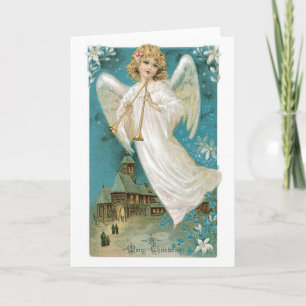 Cartes Pour Fêtes Annuelles Angel Christmas