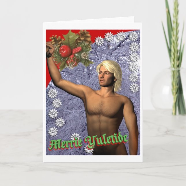 Cartes Pour Fêtes Annuelles Angel d'hiver (Devant)