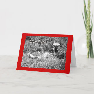 Cartes Pour Fêtes Annuelles Angel Fawn - Nuit silencieuse