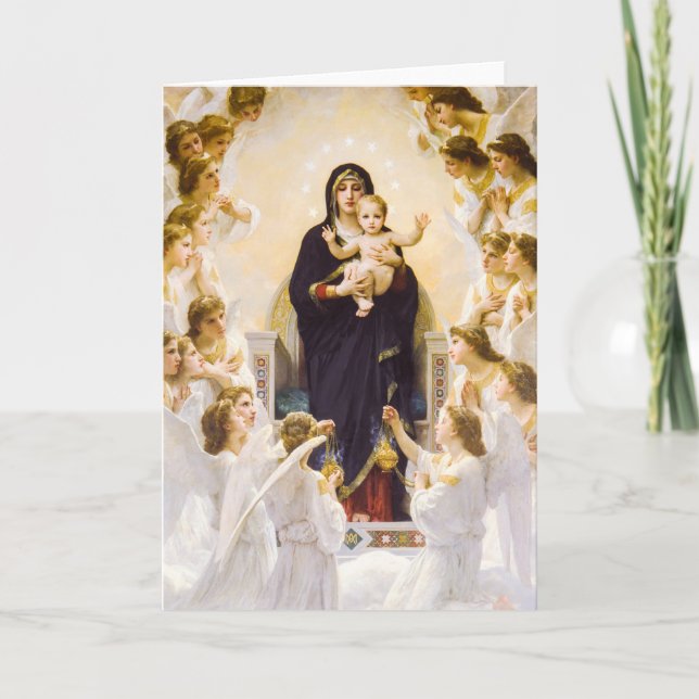 Cartes Pour Fêtes Annuelles Angel From The Realm of Glory (Devant)