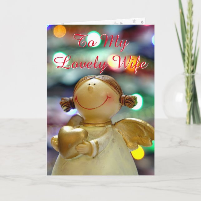 Cartes Pour Fêtes Annuelles Angel Heart Fier Lesbienne Nouvelle Mère 1er Noël (Devant)