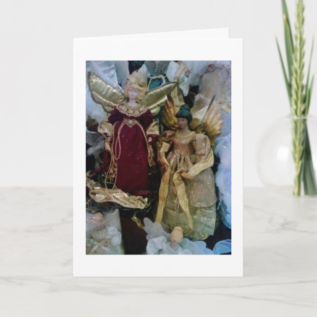 CARTES POUR FÊTES ANNUELLES ANGEL POUR VOTRE **ANNIVERSAIRE DE NOËL** (Devant)