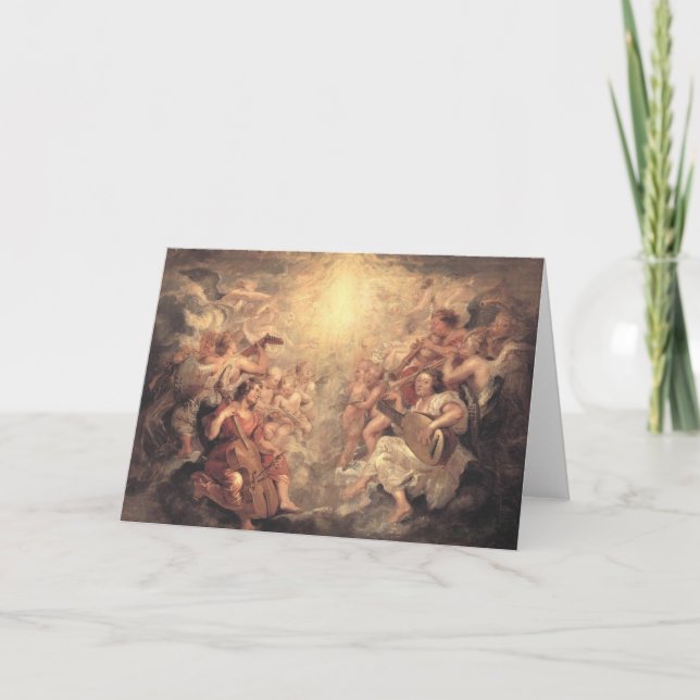 Cartes Pour Fêtes Annuelles Angels que nous avons entendu sur High (Devant)
