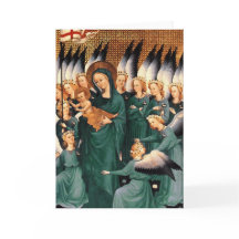 Anges autour de Vierge et Christ Enfant