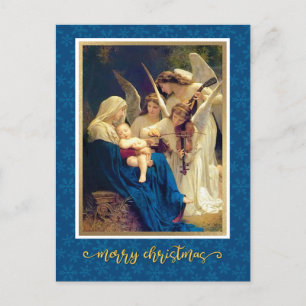 Cartes Pour Fêtes Annuelles Anges de la Nativité Classiques Musique "Joyeux No