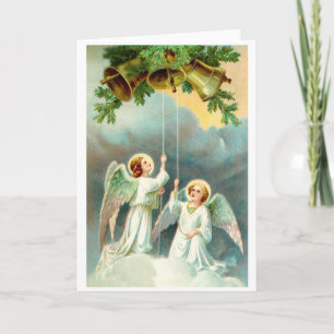 Cartes Pour Fêtes Annuelles Anges et cloches
