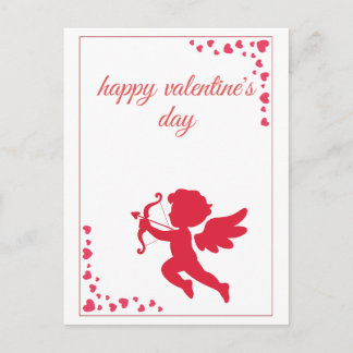 Cartes Pour Fêtes Annuelles Angle romantique de l'amour Cupide Saint-Valentin