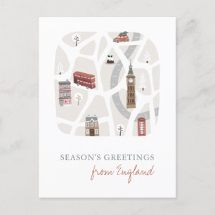 Cartes Pour Fêtes Annuelles Angleterre britannique Meilleurs vœux pour la sais
