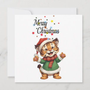Cartes Pour Fêtes Annuelles Animalerie hivernale – Joli petit Noël