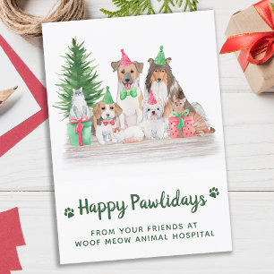 Cartes Pour Fêtes Annuelles Animaux adorables Animaux Animaux de compagnie Chi