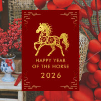 Année du Cheval 2026 - Nouvel An lunaire chinois