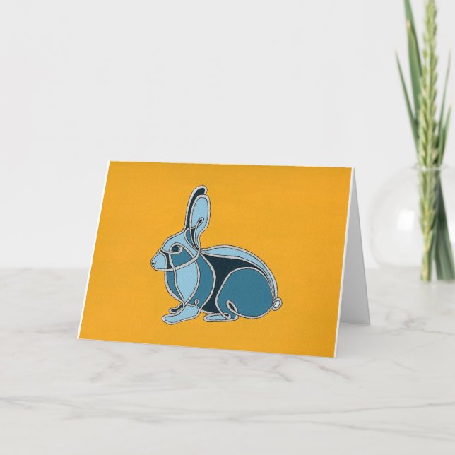 Cartes Pour Fêtes Annuelles Année du lapin (Devant)