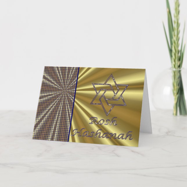 Cartes Pour Fêtes Annuelles Année juive de Rosh Hashanah nouvelle (Devant)