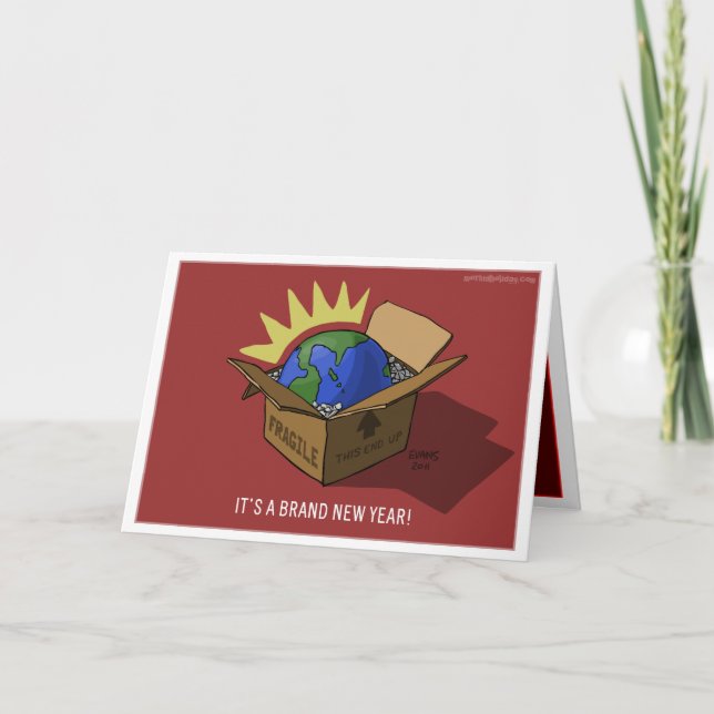Cartes Pour Fêtes Annuelles Année toute neuve (Devant)