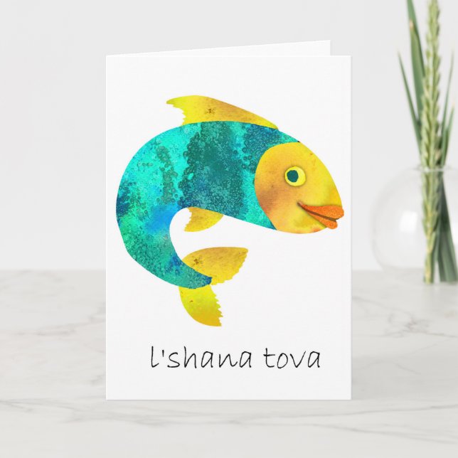 Cartes Pour Fêtes Annuelles Années juives heureuses de Shana Tova- nouvelles, (Devant)