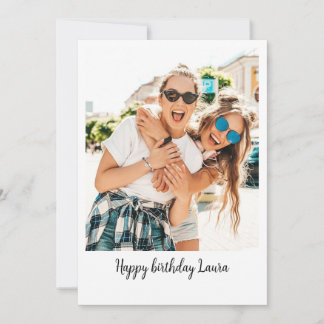 Cartes Pour Fêtes Annuelles Anniversaire des voeux photo personnalisés