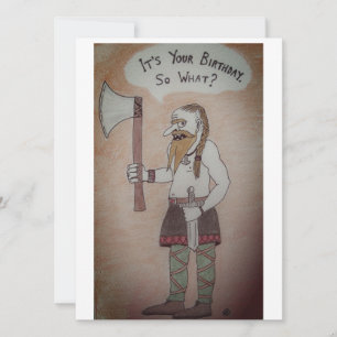 Cartes Pour Fêtes Annuelles Anniversaire du Viking