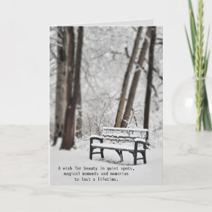 Cartes Pour Fêtes Annuelles Anniversaire en hiver