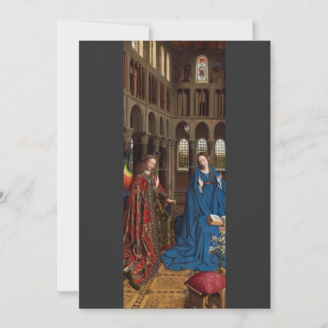 Cartes Pour Fêtes Annuelles Annonce par Jan van Eyck (Devant)