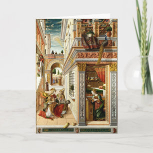 Cartes Pour Fêtes Annuelles Annunciation ,Saint Emidius and an OVNI