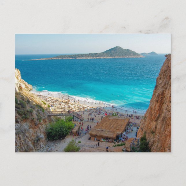 Cartes Pour Fêtes Annuelles Antalya Eyebrow Kaputas Beach .Turquie (Devant)