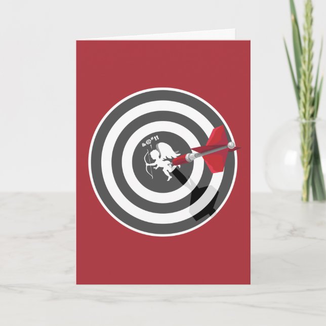 Cartes Pour Fêtes Annuelles Anti cupidon (Devant)
