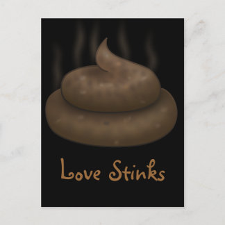 Cartes Pour Fêtes Annuelles Anti-Valentines : L'amour n'est qu'un tas de conne