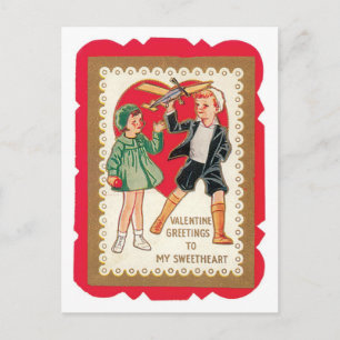 Cartes Pour Fêtes Annuelles Antique Valentine