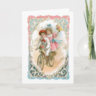 Cartes Pour Fêtes Annuelles Antique Valentine