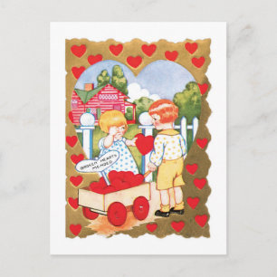 Cartes Pour Fêtes Annuelles Antique Valentine