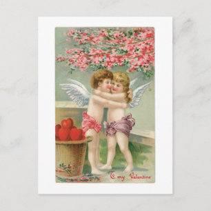 Cartes Pour Fêtes Annuelles Antique Valentine