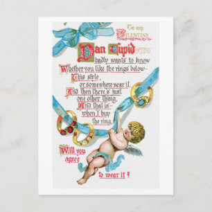 Cartes Pour Fêtes Annuelles Antique Valentine