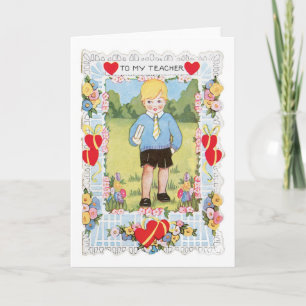 Cartes Pour Fêtes Annuelles Antique Valentine