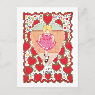 Cartes Pour Fêtes Annuelles Antique Valentine
