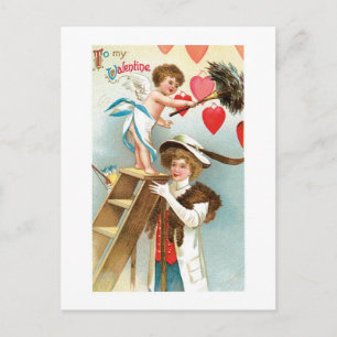 Cartes Pour Fêtes Annuelles Antique Valentine