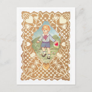 Cartes Pour Fêtes Annuelles Antique Valentine