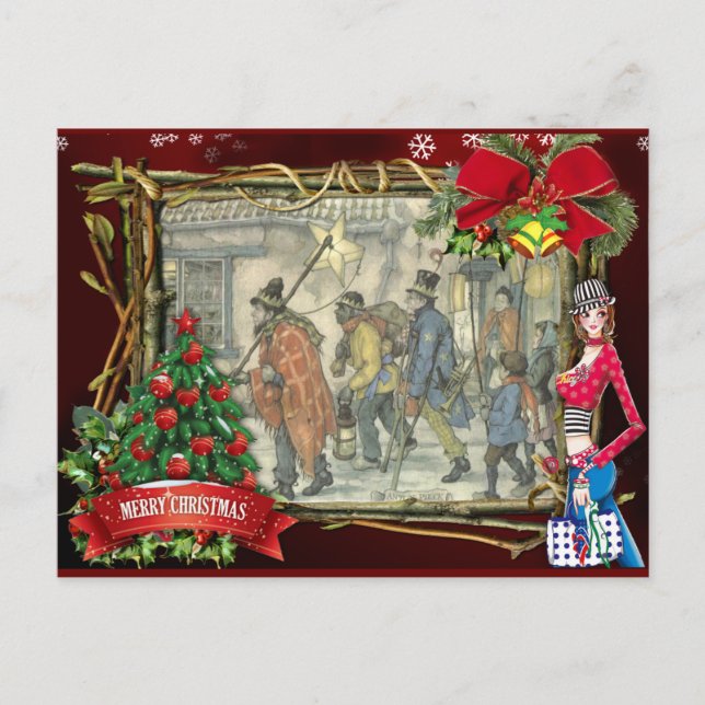 Cartes Pour Fêtes Annuelles Anton Pieck christmas greetings (Devant)
