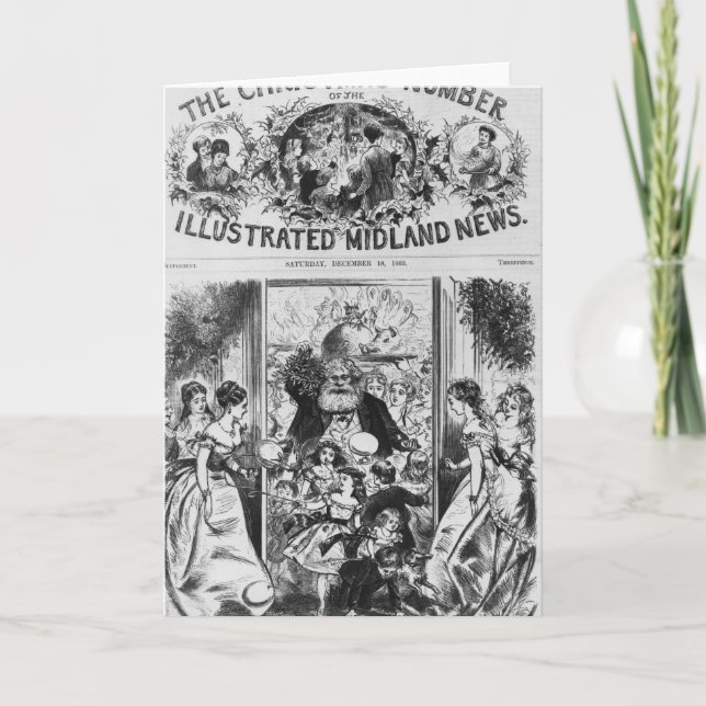 Cartes Pour Fêtes Annuelles Apporter Noël (Devant)