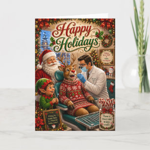 Cartes Pour Fêtes Annuelles Appréciation des clients de cabinet dentaire