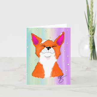 Cartes Pour Fêtes Annuelles Apprécier la neige !