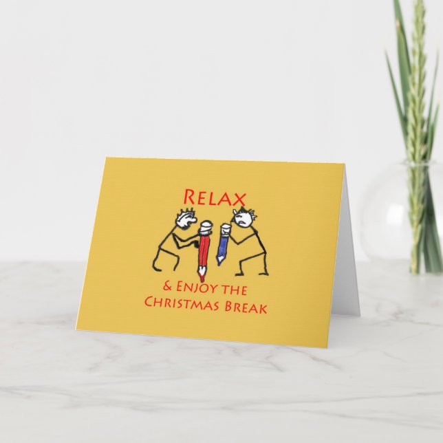 Cartes Pour Fêtes Annuelles Appréciez votre coupure de Noël (Devant)