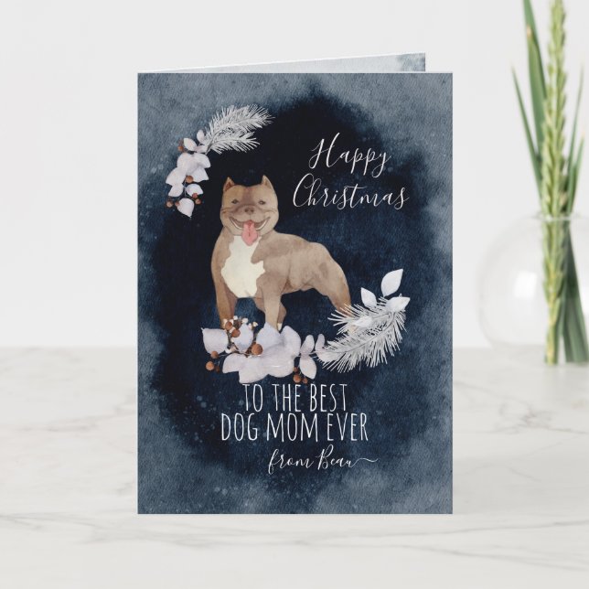 Cartes Pour Fêtes Annuelles Aquarelle américaine customisée (Devant)