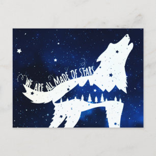 Cartes Pour Fêtes Annuelles Aquarelle Blue Stars Dream Cosmational Inspiration