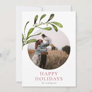 Cartes Pour Fêtes Annuelles Aquarelle minimaliste photo