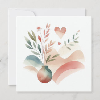 Cartes Pour Fêtes Annuelles Aquarelle Nature 11