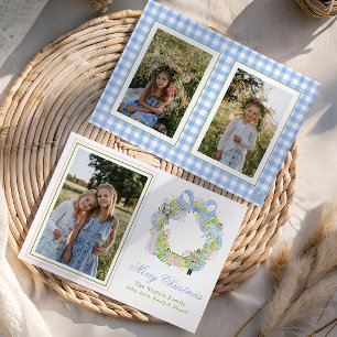 Cartes Pour Fêtes Annuelles Aquarelle Noël Casse-noisette photo