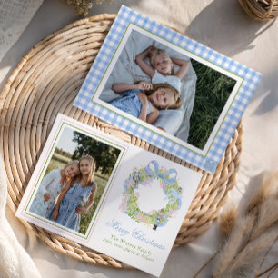 Cartes Pour Fêtes Annuelles Aquarelle Noël Casse-noisette photo